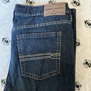 Dark Blue Cody James Boot Cut Jeans